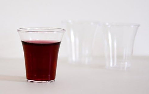 Grace Communion Cups - Disposable Plastic 100 per box - Fits Standard Holy Communion Trays...