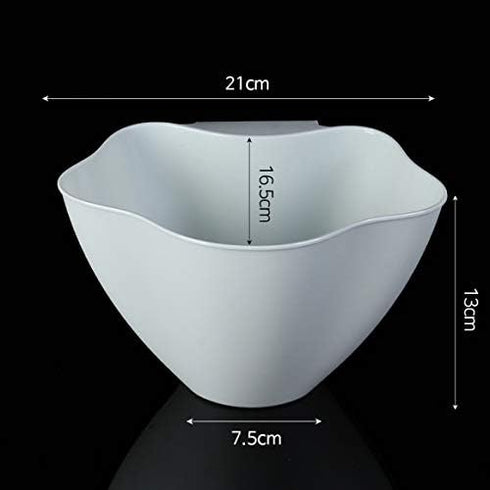 Hanging Kitchen Waste Bin Over-Cabinet Garbage Bowl Trash Can Collecting Food Scraps TPKS79788...