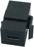 USB C Keystone Jack, Traovien USB 3.1 Type-C Connector Keystone Insert Female to Female, Coupler Type for Wall Plate Outlet Panel-Black(1pcs)...