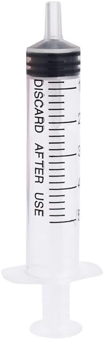 10 pcs 5ML/CC Plastic Syringe Disposable Individual Sealed Wrap Without Needle with Measurement for Scientific Feeding Pets Labs Watering Dispensi...