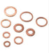 200Pcs Engine Oil Drain Plug Copper Crush Washer Seal O-Ring Gasket 9 Sizes in Box...