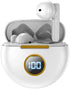 in-Ear Wireless Bluetooth 5.1 Headphones, Earbuds IPX7 Waterproof with Microphone Rechargeable USB C Case with Round LCD Display for Smartphones A...