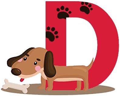 DEKOSH Animal Alphabet Kids Wall Decals - Peel & Stick Educational Baby Stickers for Playroom, Classroom Decoration...