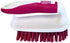Dependable Industries Inc. Essentials Scrub Brush Comfort Rubber Grip & Flexible Stiff Bristles Heavy Duty for Bathroom Shower Sink Carpet Floor -...
