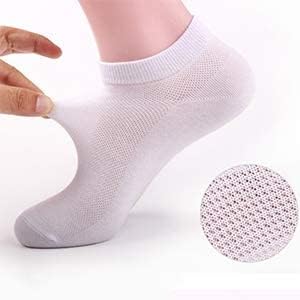 October Elf Men's Crew Socks Ankle Thin Socks Mens Cotton Dress Socks Short Athletic Socks For Men...