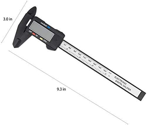Digital Caliper, PINKJOY 0-6" Calipers Measuring Tool - Electronic Micrometer Caliper with Large LCD Screen, Auto-Off Feature, Inch and Millimeter...