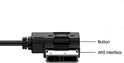 AMI to USB Cable for Audi Audio Music Interface Adapter, MDI USB AUX Flash Drive Adapter Cord for Car VW Audi 2014 A4 A6 Q5 Q7...