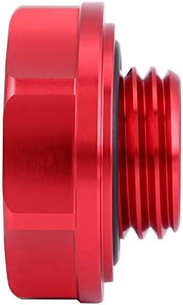 Oil Filler Cap, Aluminium Alloy Oil Filler Cover Engine Fuel Tank Cap for Honda Car(red)...