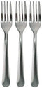 3 Dozen Full Size Chrome Plated Dinner Forks, Simple Windsor Style...