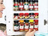 Spice Clips 30 Spice Gripper Clip Strips Organizer Holds 30 Spice Jars - Pantry and Inside Cabinet Organization 3M Adhesive Spice Rack...
