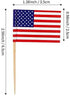 CYPS 100 Pcs USA American Flag US Toothpick Flags, Small Mini Stick Cupcake Toppers US Flags,4th of July,Veterans Day,Country Picks Party Decorati...