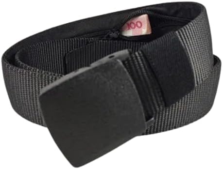K-Bern Secure Traveler Hidden Money Belt - Zippered Inner Pocket - Ultimate Protection for Crowded Venues and Travel...
