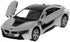 Kinsmart New 1:36 Display - Silver Color BMW I8 Diecast Model Car...