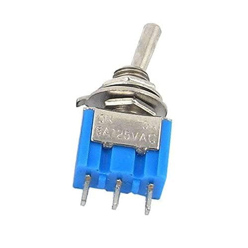 20PCS Mini Single Toggle Switch MTS-102 SPDT AC 125V 6A / 250V 3A ON-ON 3 Pins 2 Position MTS102 for Electronic Products...