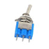 20PCS Mini Single Toggle Switch MTS-102 SPDT AC 125V 6A / 250V 3A ON-ON 3 Pins 2 Position MTS102 for Electronic Products...