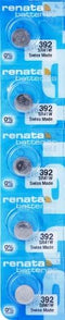 Renata Batteries 392 Silver Oxide Watch Battery (5 Pack)...