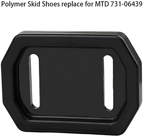2 Pack Snowblower Skid Shoes Slide Shoe with Mounting Hardware for 731-06439 Polymer Snow Blower Slide Shoe...