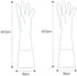 1 Pair Pink Flower Rubber Gloves Non-slip Waterproof Warmer Winter Household Dishwashing Long Cuff Latex Glove With Fleece Lining Flower Style Ran...