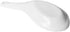 3 pcs Asia Porcelain Soup Spoon Ceramic Rice Spoons Chinese Won Ton Spoons for Home Kitchen Restaurant White...