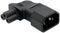 JSER IEC 90 Degree Adapter 3 Poles Male C14 to Micky C5 Right Angled Extension Power Adapter...
