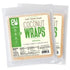 NUCO All Natural, Paleo, Gluten Free, Vegan Non-GMO, Kosher Raw Veggie NUCO Coconut Wraps Original Flavor. Low Carb and Yeast Free 10 Count (Two P...