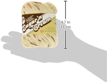 Lily Sugar 'N Cream The Original Ombre Yarn, 2oz, Gauge 4 Medium, 100% Cotton, Sonoma Print - Machine Wash & Dry......