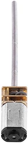 DC 6V Gear Motor High Electric with Long M355MM Screw Thread Output Shaft 30/60/100/150/200/300/400/500RPM (6V 30RMP)...