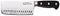 Winco KFP-73, 7" Acero Nakiri Knife, Hollow Ground Asian Style Knife with Black POM Handle, Vegetable Knife, Japanese Cleaver Chopping Knife, NSF...