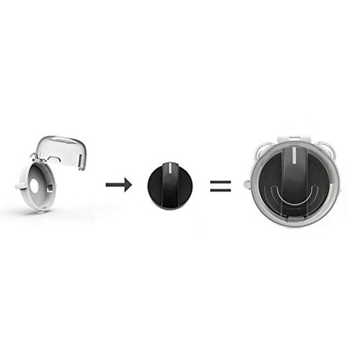 4 Pack Kids Stove Knob Covers Gas Shield Protection Locks for Kids Safe Proof Universal Guard Cooker Oven Switch Toddler Control Kitchen Protector...
