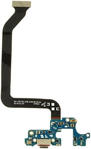 TheCoolCube USB Charger Dock Charging Port Connector Socket Module with Flex Ribbon Cable Replacement for Samsung Galaxy S10 (S10 5G G977G977U/G97...