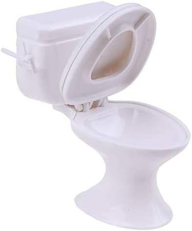 Toilet Cake Toppers | Toilet Cake Decor for Celebrating a Bachelorette Party Cake Decoration (White)...