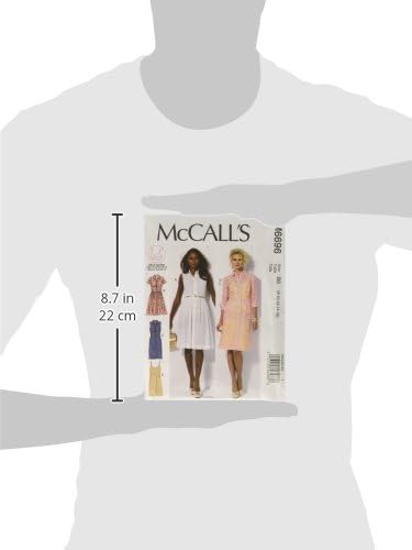 McCall's Patterns M6696 Misses' Dresses and Slip Sewing Template, Size B5 (8-10-12-14-16)...