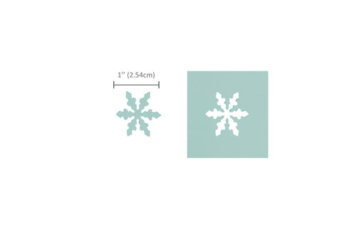 Bira Craft 1 inch Snowflake 5 Shape, Christmas Punch, Lever Action Craft Punch for Paper Crafting Scrapbooking...