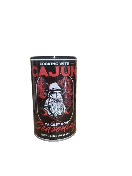 Cooking with Cajun - Variety Bundle - 1 each of Spicy Voodoo Seasoning 6 oz and Ca C'est Bon Seasoning 6 oz...