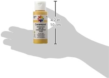 Delta Creative Ceramcoat Acrylic Paint in Assorted Colors (2 oz), 2002, Antique Gold...