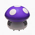 Aliotech Mini Cute Table Dust Vacuum Cleaner Mushroom Shaped Portable Corner Desk Vacuum Mini Dust Sweeper (Purple)...
