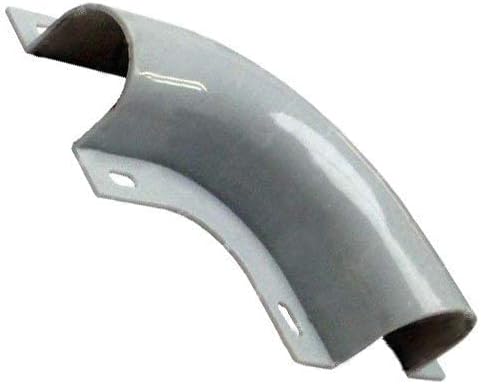 Electriduct 90° Turn/Elbow for 1.5" Plastic Flanged Wire Guard Cable Raceway - White...