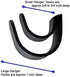 Bass Fish Key Rack Hanger - Large 9 inch Wide - Made in USA - Wall Mount...