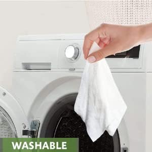 Reusable 100% Natural Rayon Towels - Pack of 2 Washable Kitchen Paper Towels - Lint free, Zero Waste, Recyclable, 2x20 Heavy Duty Organic Washable...