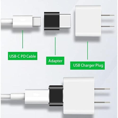 Generic USB C Female to USB Male Adapter for iPhone 11 12 13 Mini Pro Max, Airpods M1 iPad Air 2020 2021, Samsung Galaxy Note 10 11 S20 Plus 2021,...