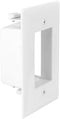Single-Gang Quick Install Bulk Wire Plate, White...