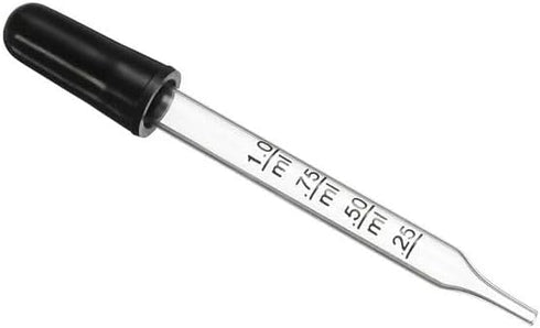 1ml Eye Dropper Glass Liquid Dropper 1ml Capacity Fit for Essential Oils Dropping Pipettes for Resin Lab Bottles and Jars...