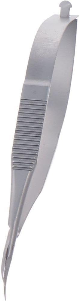 11.5CM Stainless Steel Spring Silver Craft Scissors Embroidery Sewing Snips Eyebrow Trimming Curved Tip Thread...