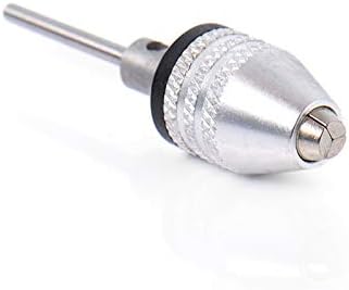 Keyless Drill Chuck Conversion Tool Hex Shank Keyless Chuck to Hold 0.3-6.5mm Drill Bits Milling Cutters for Electric Screwdriver Drill Adapter (0...