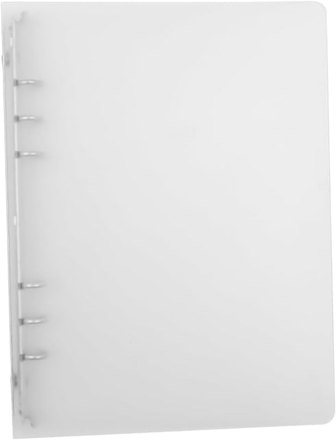 A5 6 Ring Binder Cover Waterproof Loose Leaf Notebook Folder Transparent Notebook Cover Case Refillable for Diary Office Home School...