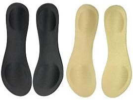 Happystep 3/4 Length Women Thin Shoe Insoles for High Heels, Pumps, Open Toes, Flats, and Sandals, Cushion for Heel and Ball of The Foot, Shock Ab...