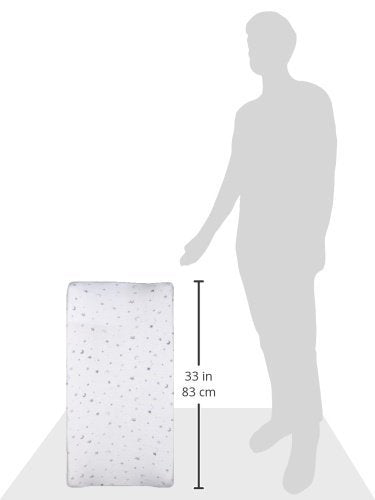 TL Care Printed 100% Cotton Knit Fitted Contoured Changing Table Pad Cover/Sheet - Compatible with Mika Micky Bassinet, Gray Stars and Moons, for ...