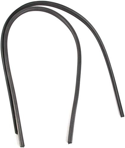 Car Wiper Blade 2 Pcs Windshield Wiper Rubber Strip 20" Car Vehicle Insert Rubber Strip Wiper Blade Natural Rubber Boneless Wiper For Car Bus Blac...