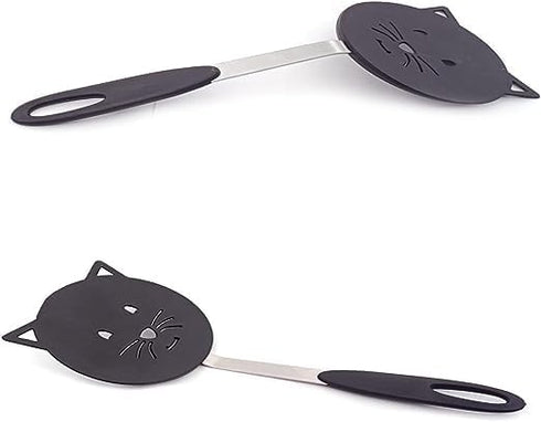 Nylon Turner Non Scratch Spatulas Turner Cat Kitchen Spatula Heat Resistant for Nonstick Cookware Cooking Utensil for Egg Pancake Steak Fish and M...