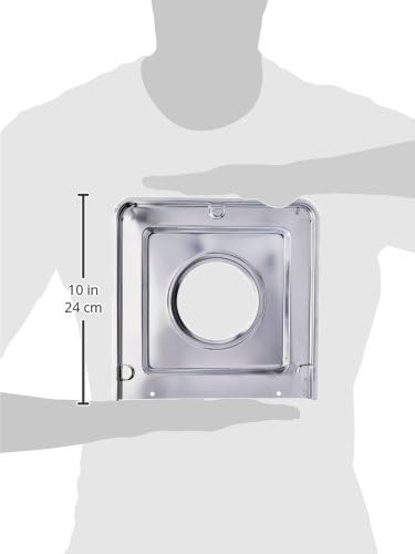 Range Kleen Style J Chrome-Plated Square Drip Pan, 9.125 x 9.3125 Inches